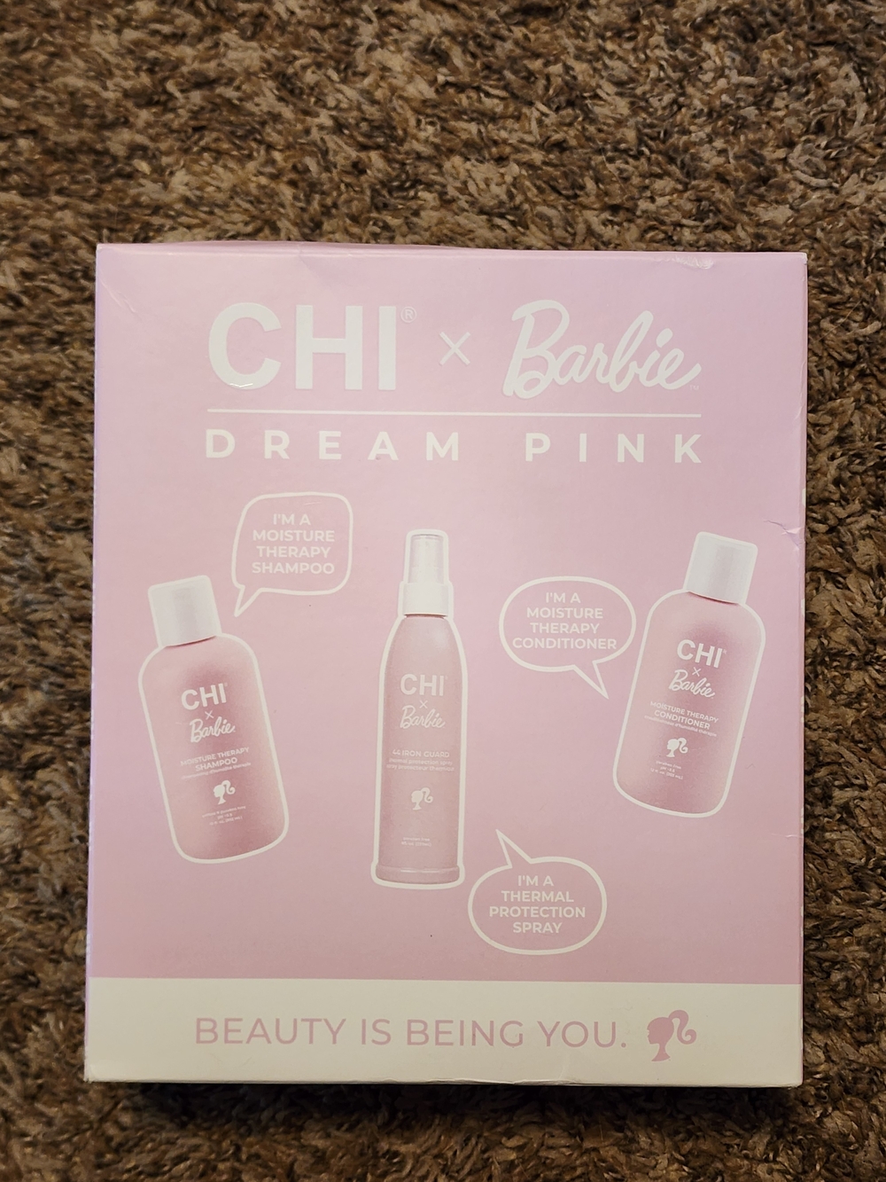 CHI x Barbie Dream Pink Moisture Therapy Set - Pink